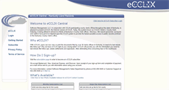 Desktop Screenshot of ecclix.com