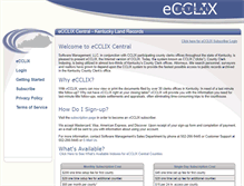 Tablet Screenshot of ecclix.com